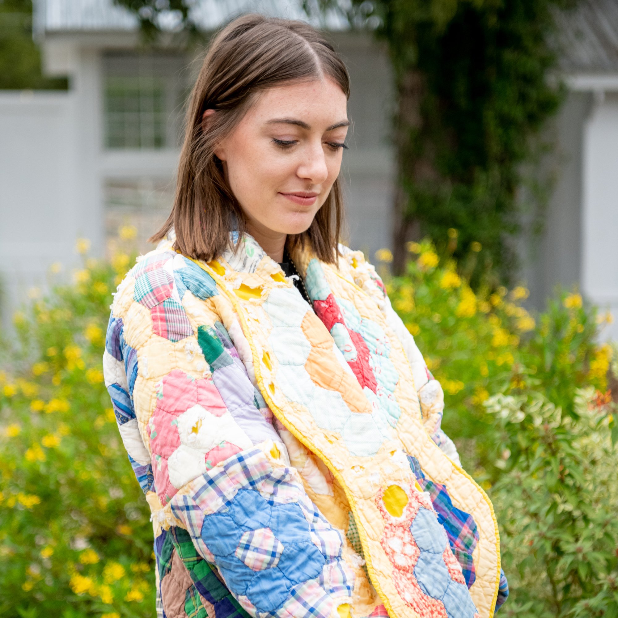 Introducing the Third Vintage Quilt Jacket Collection with Ollie